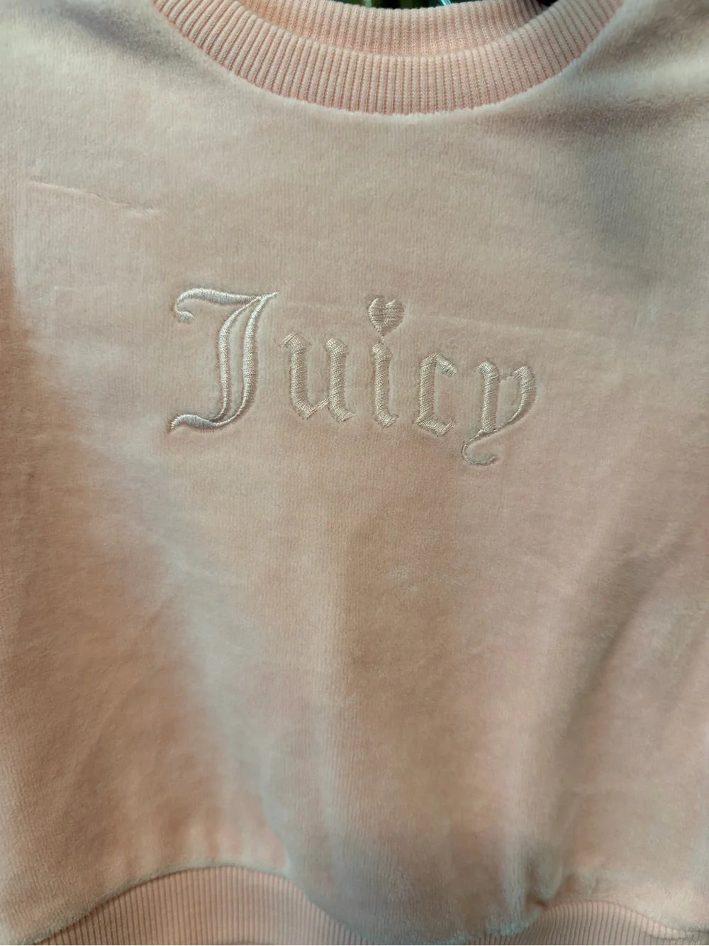 Juicy Couture Kids Blush Pink Velour Sweat Set